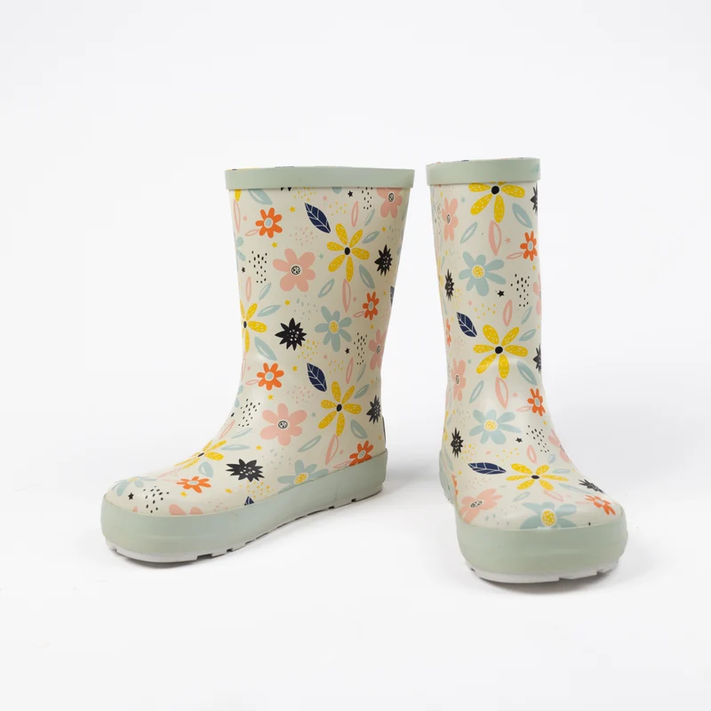 KOEL WINI BARE Multi – Barfuß-Gummistiefel für breite Kinderfüße