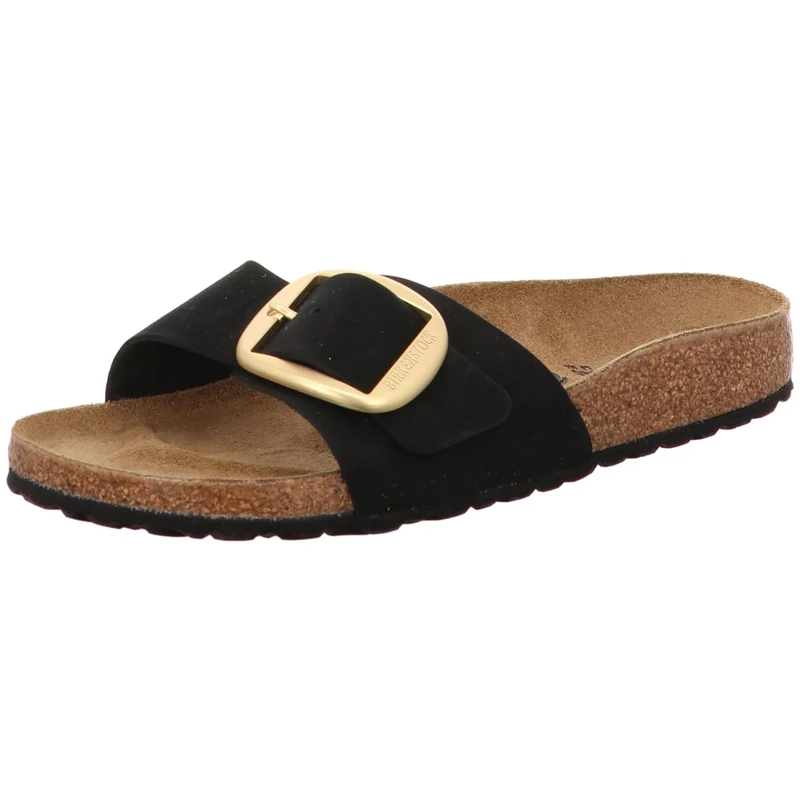 Birkenstock Pantolette Madrid Big Buckle schwarz