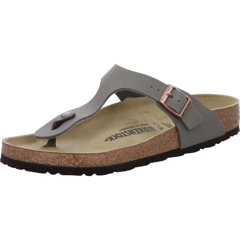 Birkenstock Pantolette Gizeh grau