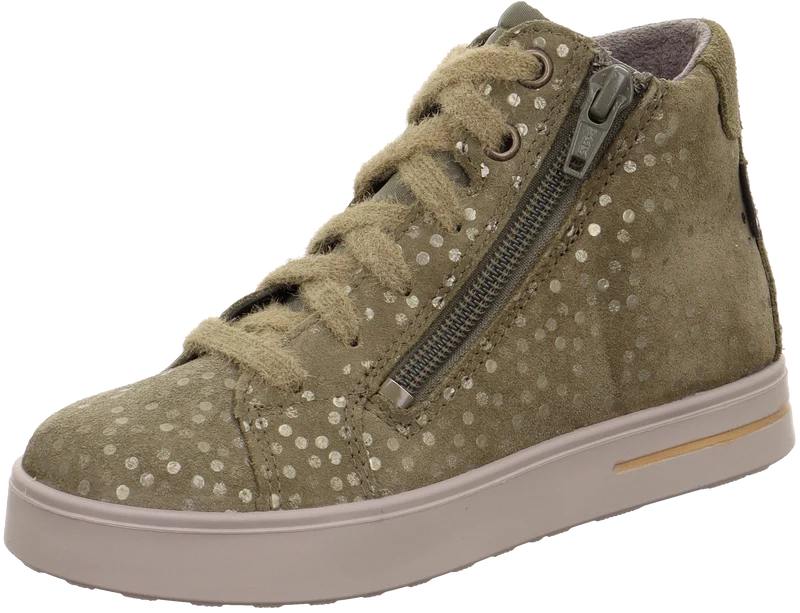 SUPERFIT GORE-TEX Knöchelschuh STELLA 812-701 - oliv / Glitzer