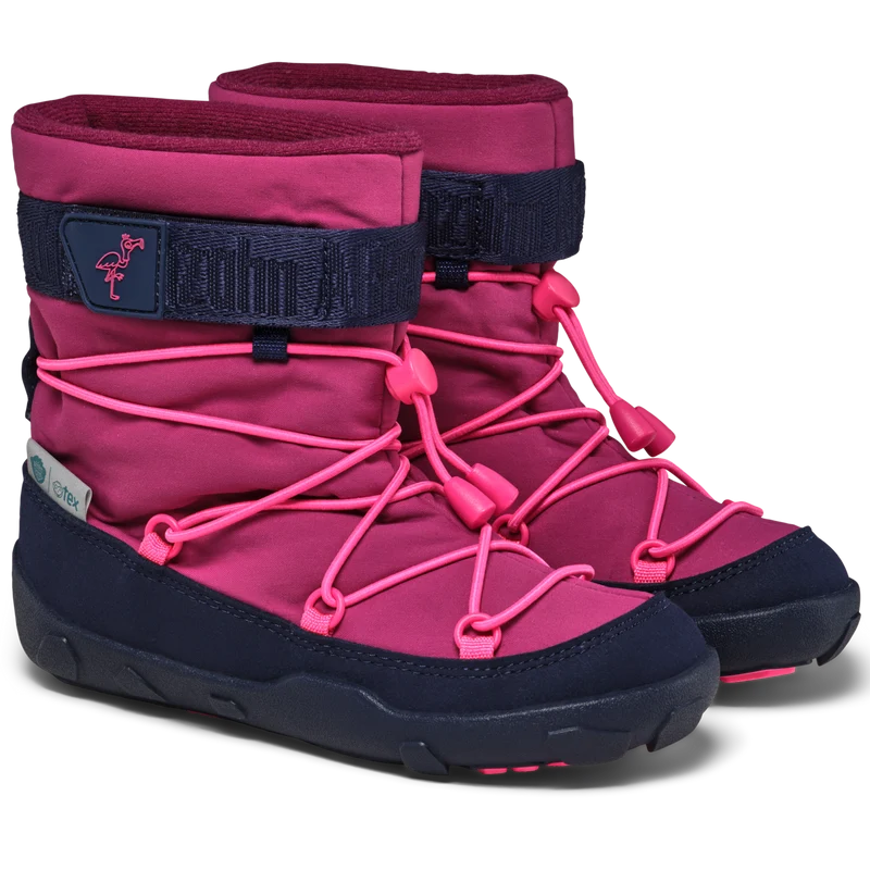 AFFENZAHN TEX Stiefel VEGAN SNOWY FLAMINGO - pink / lila