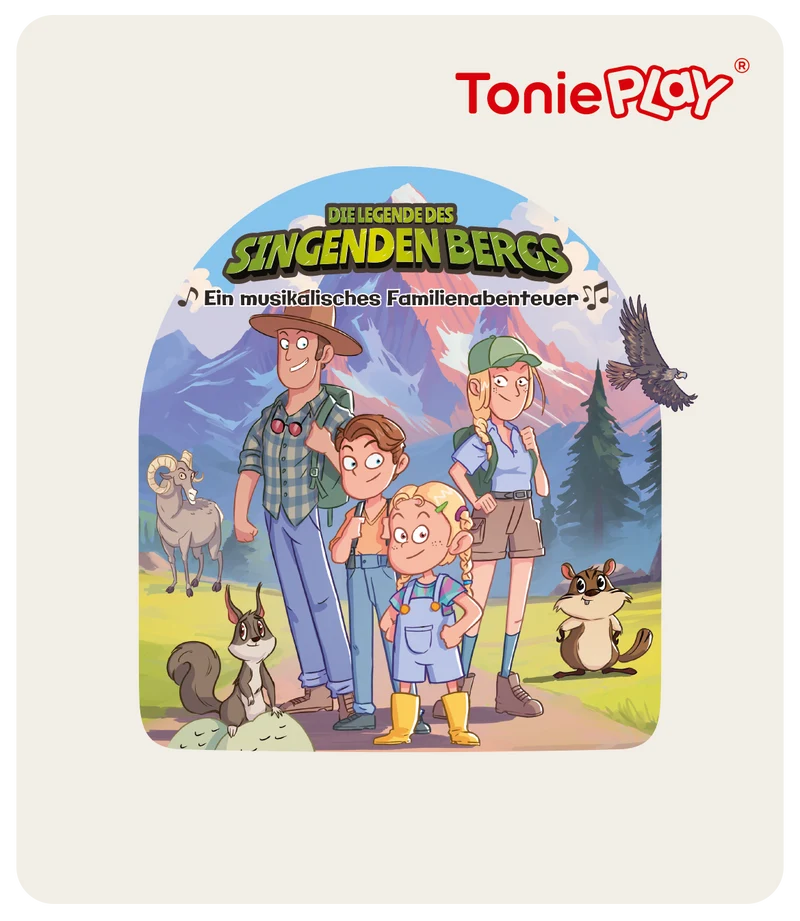 TONIES Toniebox 2 - Tonieplay Game - Die Legende des singenden Bergs - Ein musikalisches Familienabenteuer