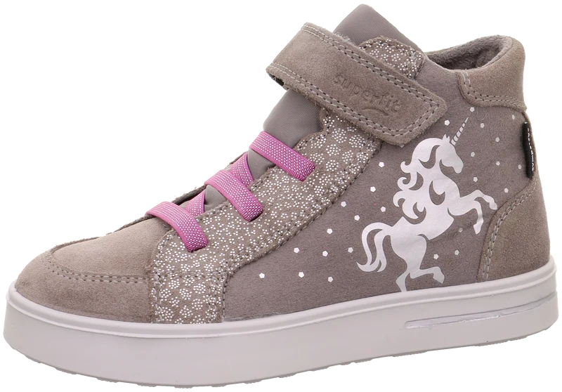 SUPERFIT SYMPA-TEX Knöchelschuh STELLA 811-250 - beige / rosa / Einhorn