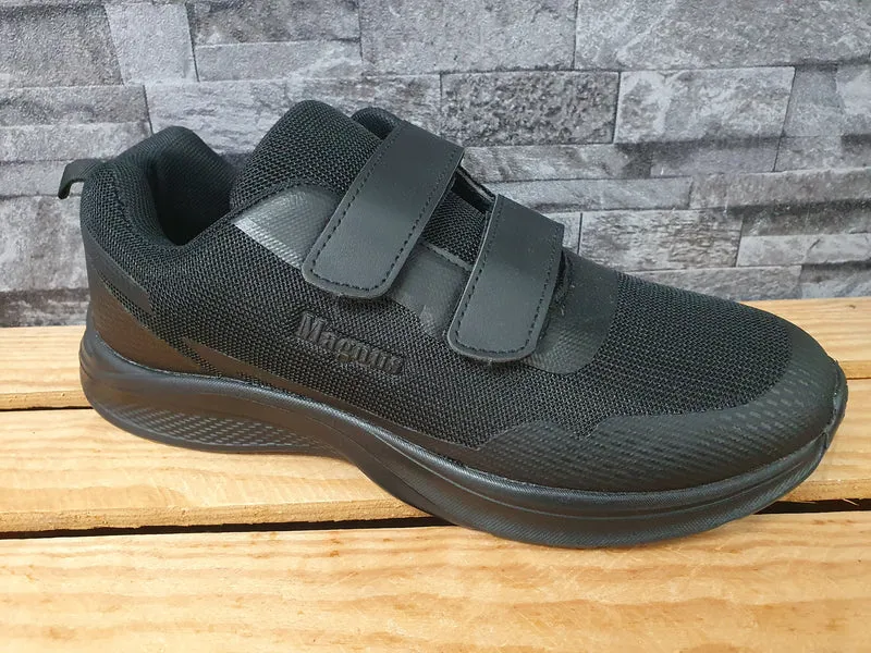 Herren Magnus Sneaker Schuhe Sportschuhe Schwarz Klett