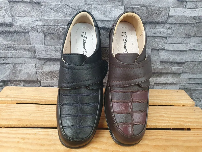 Damen Halbschuhe Schwarz & Braun Lederinnensohle