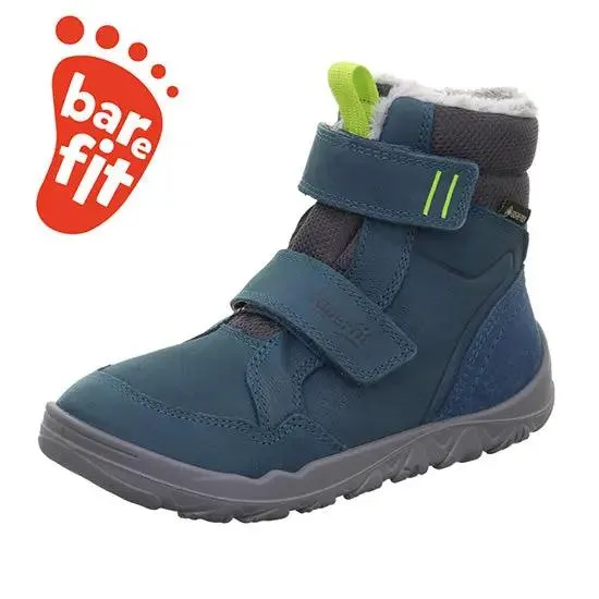 SUPERFIT Stiefel Barfußschuh WALDERI 913-80 - blau / schwarz