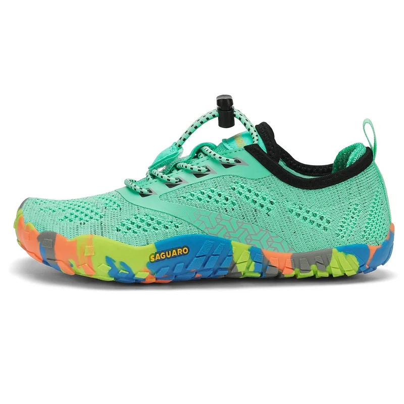 SAGUARO Barfußschuh KID SMART - mint / multi