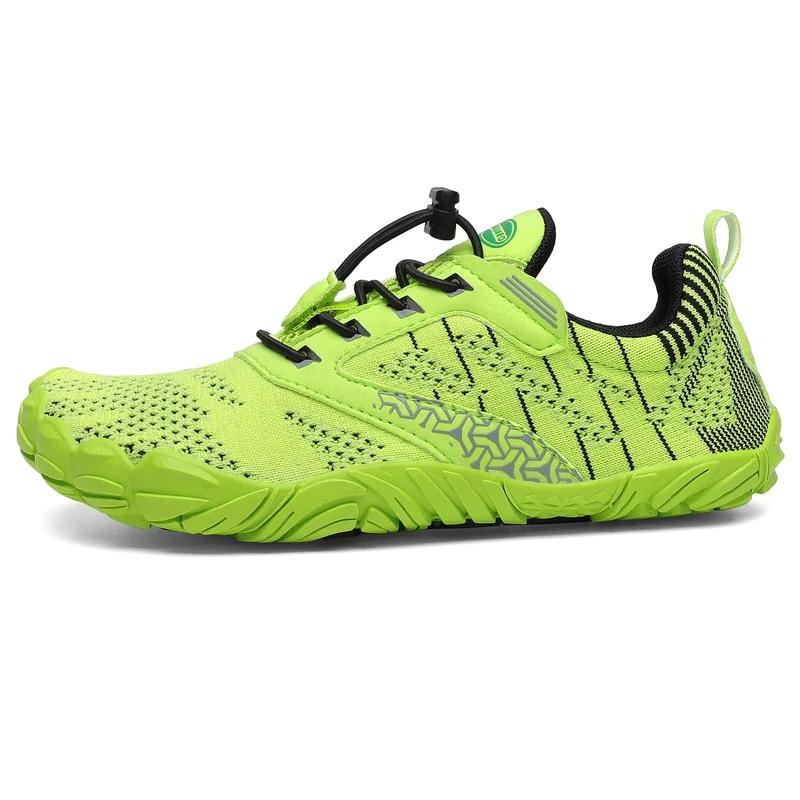 SAGUARO Barfußschuh KID FREE I - neongrün