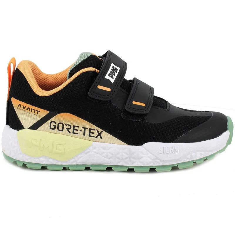 PRIMIGI GORE-TEX Halbschuh STORM 14311-44 - schwarz / orange / neongrün
