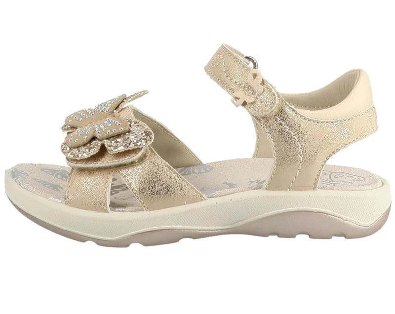 LURCHI Sandale FARFALLA - gold / Glitzer / Schmetterling