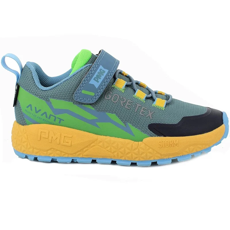 PRIMIGI GORE-TEX Halbschuh STORM 14310-44 - blau / grün / gelb