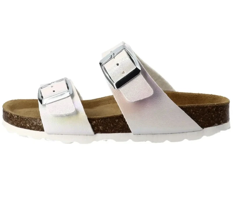 LURCHI Pantolette OLGI - perlmutt / irisierend