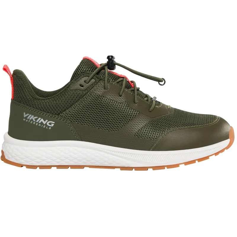 VIKING TEX Halbschuh IMPACT WP SL - oliv / neonrot