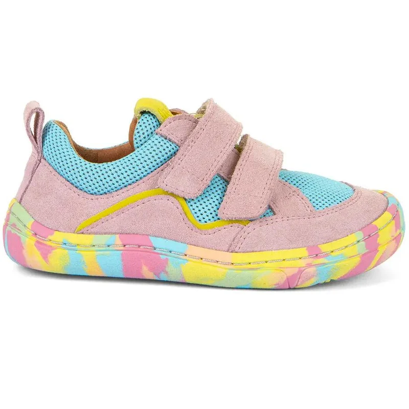 FRODDO Barfußschuh Halbschuh G3130261-2 - rosa / türkis / bunt