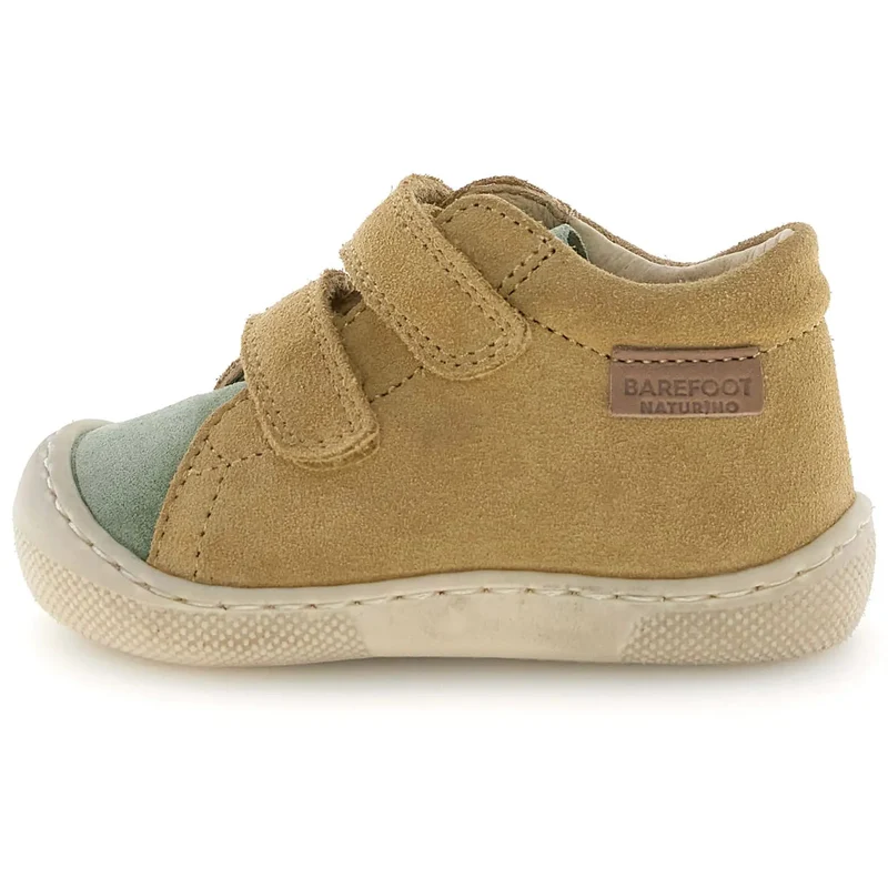 NATURINO Barfußschuh Halbschuh AMUR - sand / laubgrün