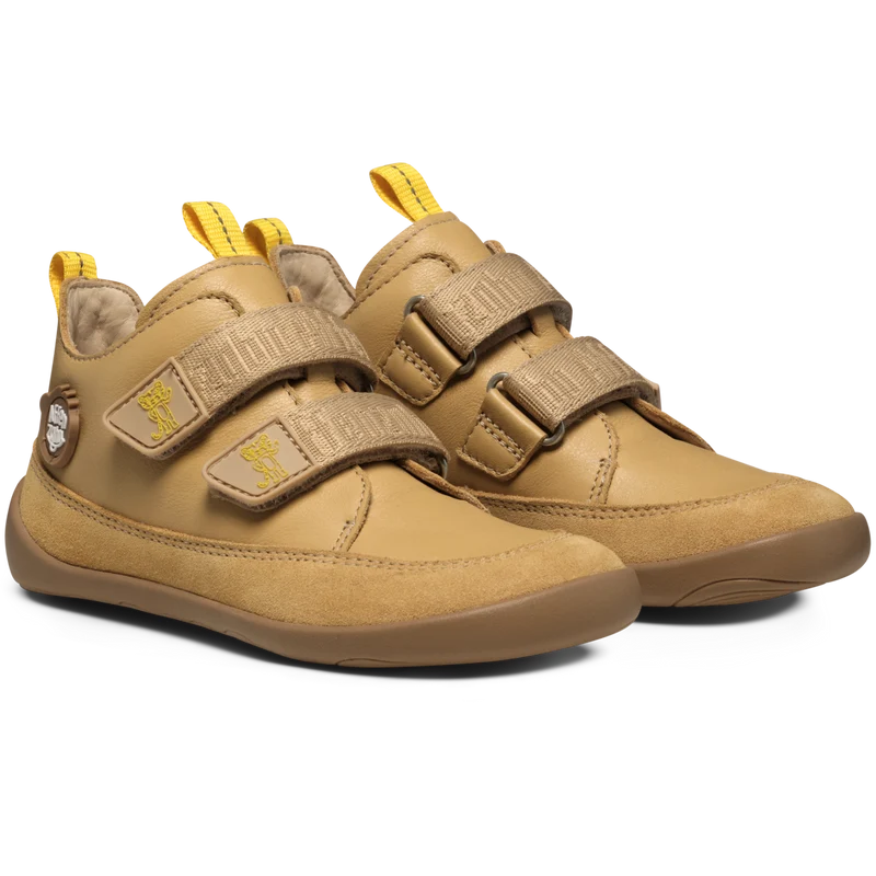 AFFENZAHN Barfuß Halbschuh BUDDY Tiger - sand / senf
