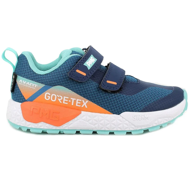 PRIMIGI GORE-TEX Halbschuh STORM 14311-55 - petrol / orange / türkis
