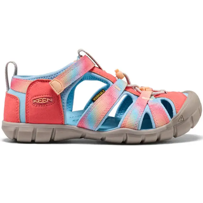 KEEN Halbsandale SEACAMP II CNX - coral / hellblau