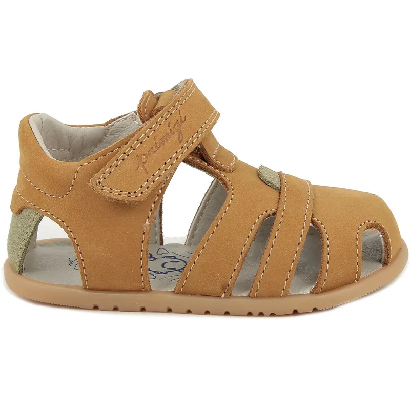 PRIMIGI Barfußschuh Halbsandale 14140-22 - cognac / salbei