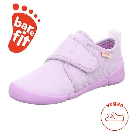 SUPERFIT Barfuß Hausschuh VENTI 6700-851 - lila / Glitzer
