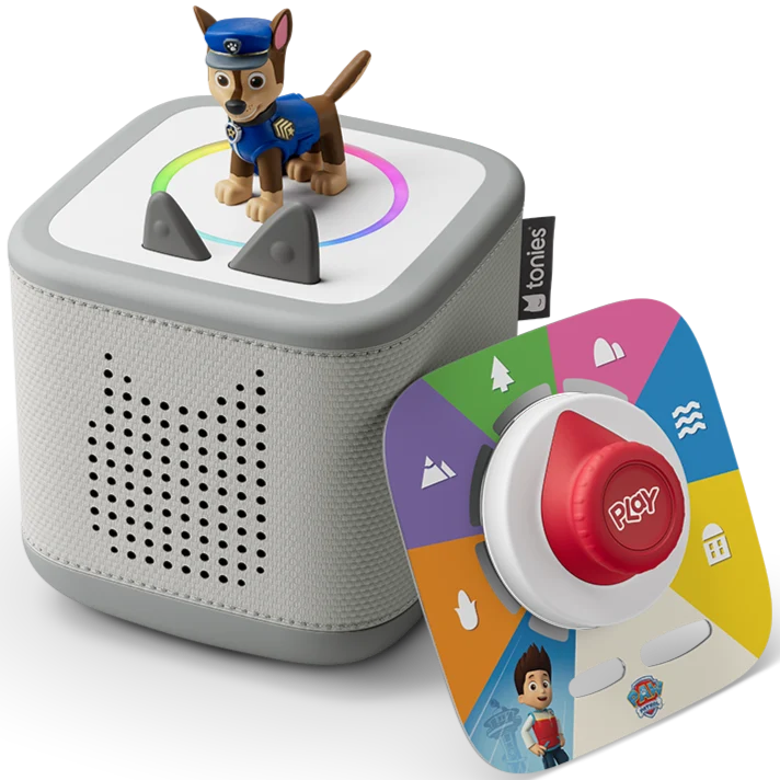 TONIES Toniebox 2 - Starter-Komplettset mit Paw Patrol Chase - mondgrau
