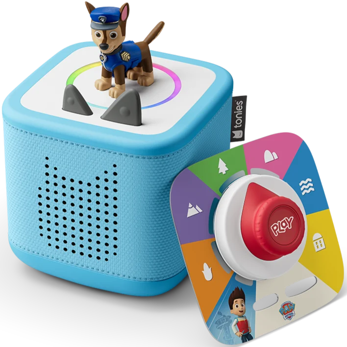 TONIES Toniebox 2 - Starter-Komplettset mit Paw Patrol Chase - himmelblau