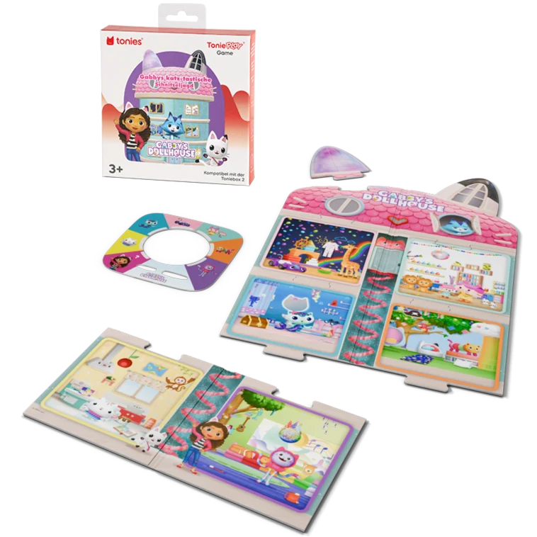 TONIES Toniebox 2 - Tonieplay Game - Gabbys Dollhouse - Gabbys katz-tatische Schnitzeljagd