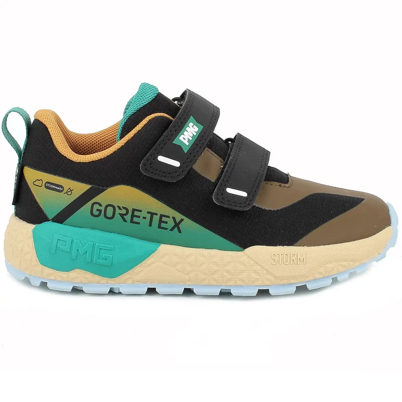 PRIMIGI GORE-TEX Halbschuh STORM 89167-33 - schwarz / grün / braun