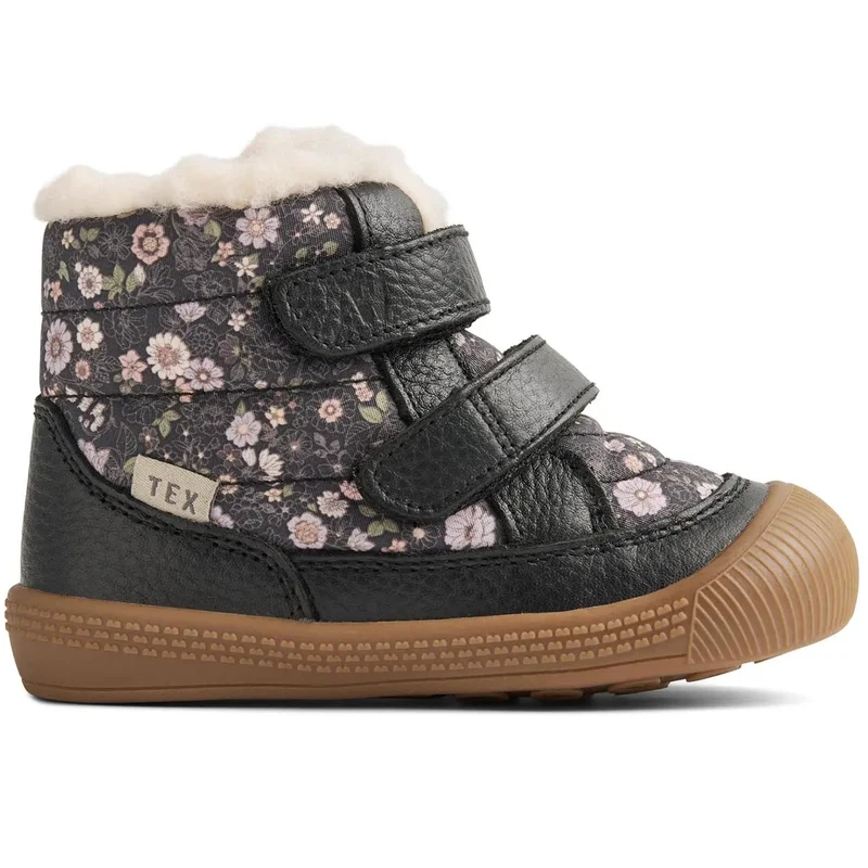 WHEAT TEX Stiefel DAXI WF512k-02 - schwarz / Winterblumen