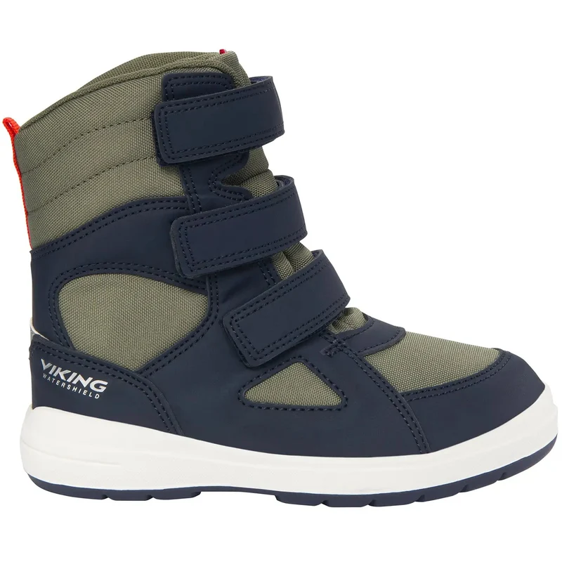VIKING TEX Stiefel FUN WARM WP 3V - navy / oliv