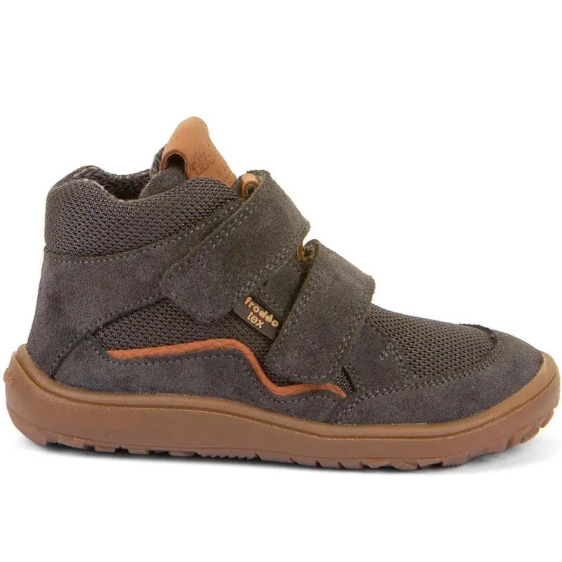 FRODDO TEX Barfuß Knöchelschuh G3110266-5 - dunkelgrau / cognac