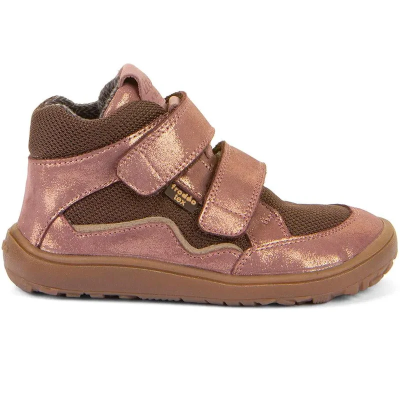 FRODDO TEX Barfuß Knöchelschuh G3110266-9 - rosegold / braun