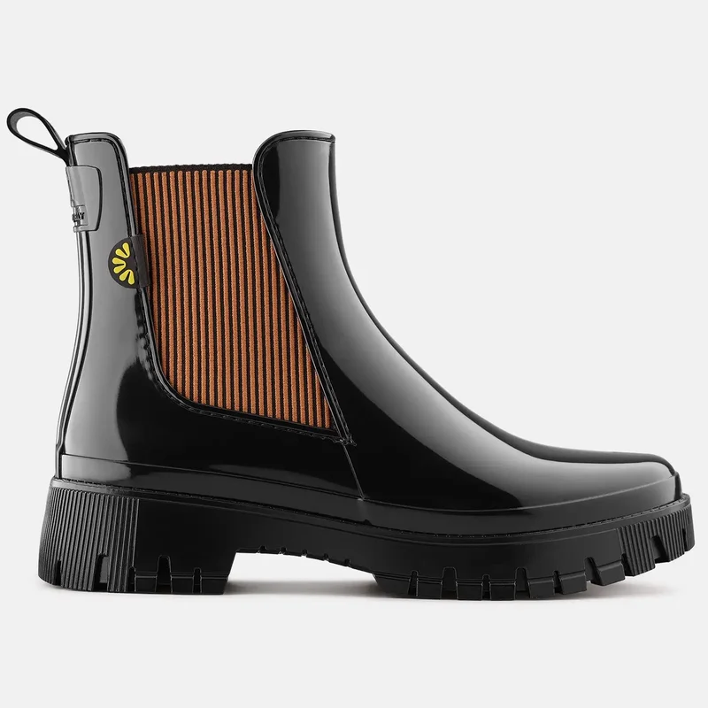 LEMON JELLY Gummistiefel HALLIE - schwarz / zimt