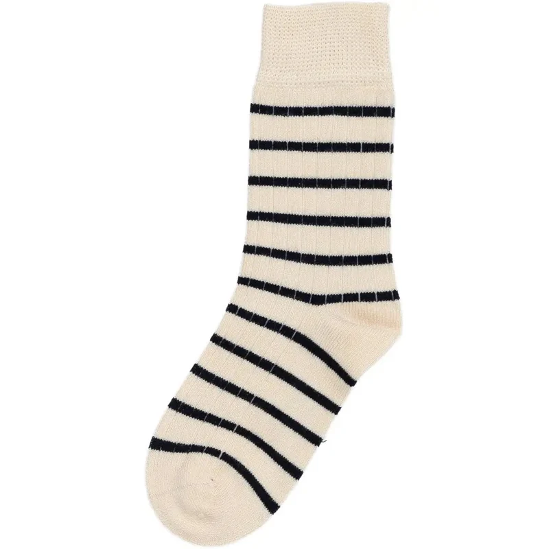 MINIPOP Bambus Socken - navy / offwhite