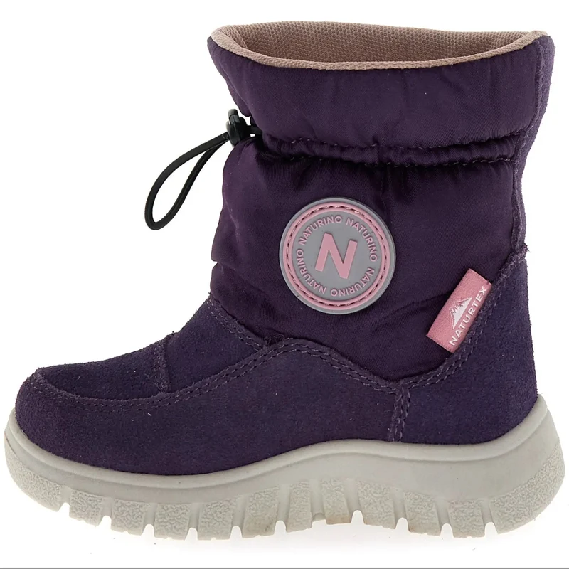 NATURINO NATURTEX Stiefel VARNA - lila / rosa
