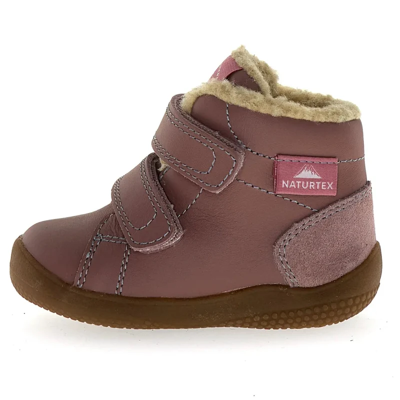 NATURINO NATURTEX Knöchelschuh SPINNI - altrosa