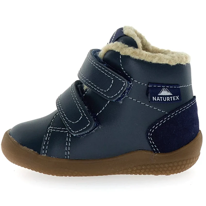 NATURINO NATURTEX Knöchelschuh SPINNI - dunkelblau