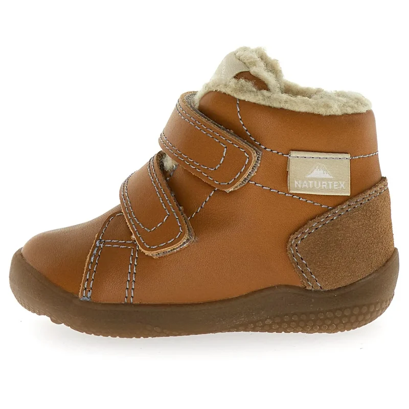 NATURINO NATURTEX Knöchelschuh SPINNI - cognac