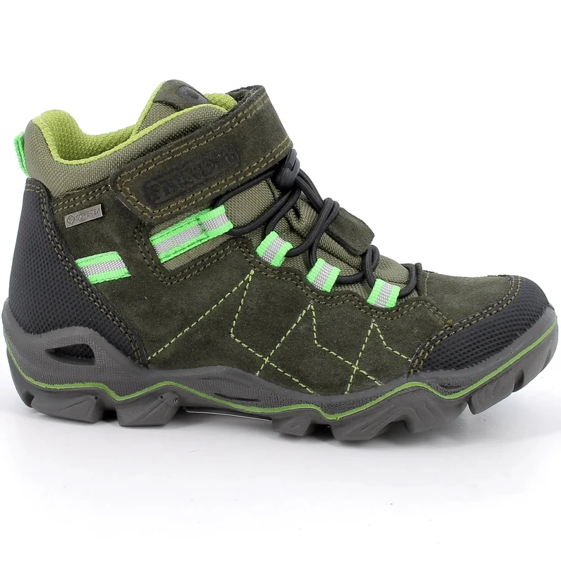 PRIMIGI GORE-TEX Knöchelschuh PATH 88925-33 - oliv / neongrün