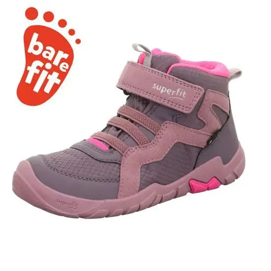SUPERFIT GORE TEX Knöchelschuh Barfußschuh TRACE 6034-85 - lila / altrosa