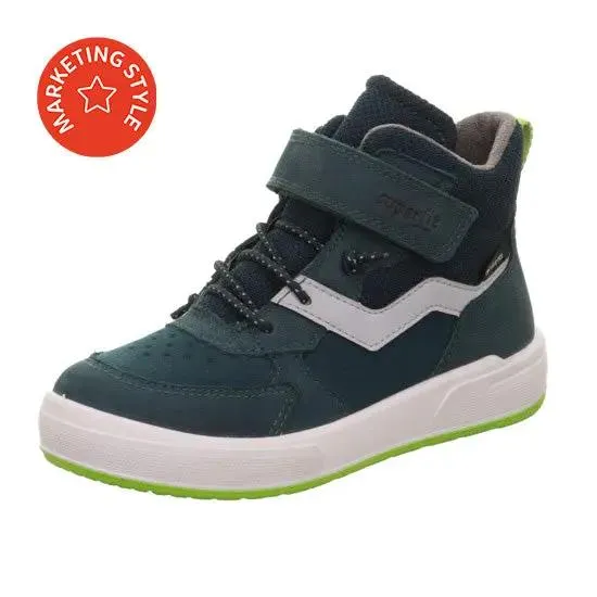 SUPERFIT GORE TEX Knöchelschuh MAVERICK 103-70 - petrol / hellgrün