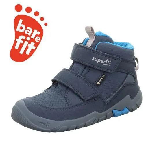 SUPERFIT GORE-TEX Knöchelschuh Barfußschuh TRACE 6042-80 - blau