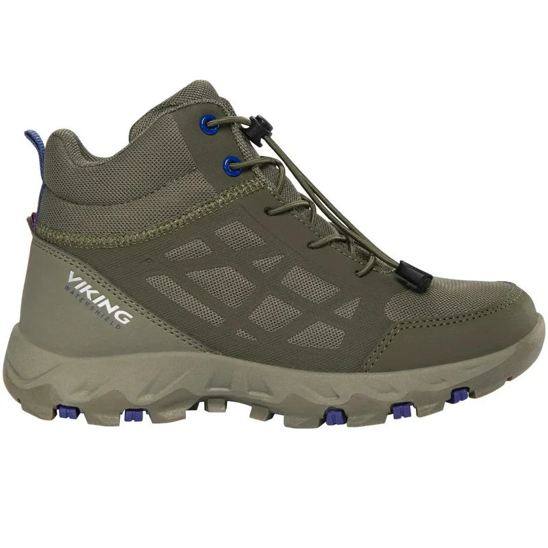 VIKING TEX Knöchelschuh TRACK MID SL - oliv / blau