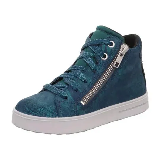 SUPERFIT GORE-TEX Knöchelschuh STELLA 812-801 - blau / petrol / gemustert