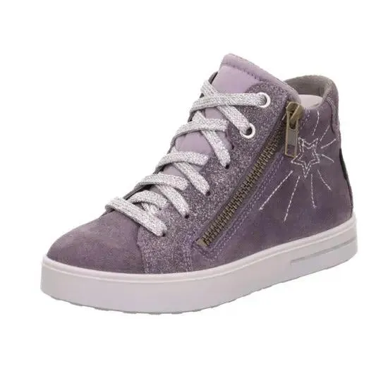 SUPERFIT GORE-TEX Knöchelschuh STELLA 812-851 - lila / Glitzer / Stern
