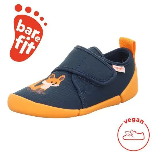 SUPERFIT Hausschuh VENTI 6700- 80 - blau / orange / Fuchs
