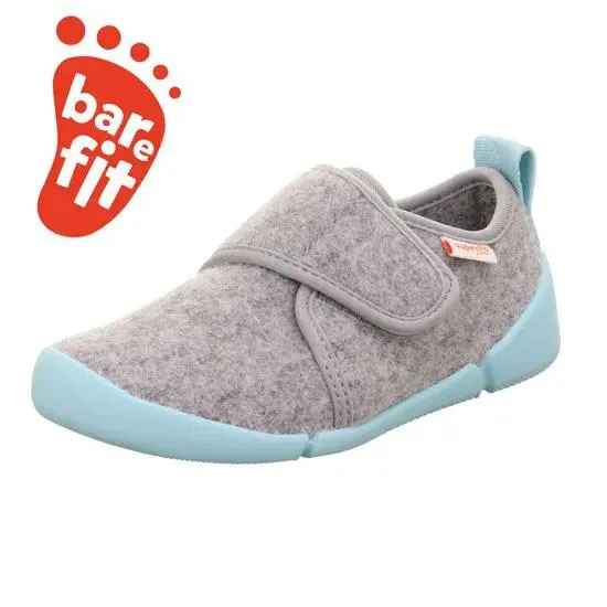 SUPERFIT Hausschuh VENTI 6701-20 - grau / hellblau