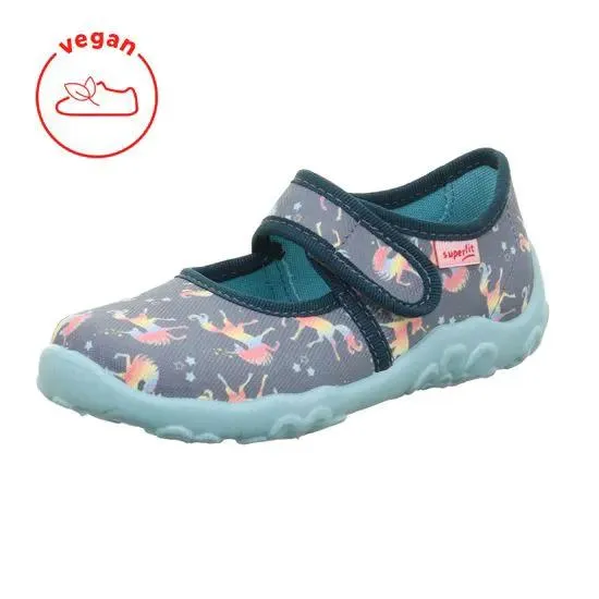 SUPERFIT Hausschuh BONNY 283-812 - blau / Einhorn