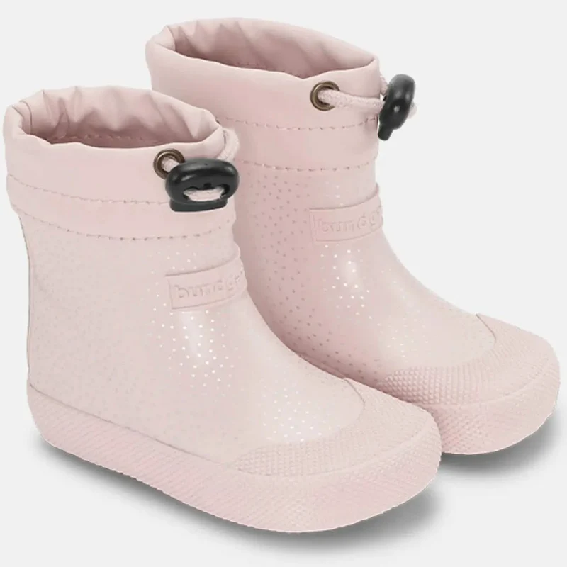 BUNDGAARD Barfuß Gummistiefel COVER - rosa / Pünktchen