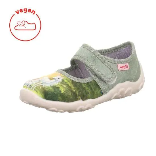 SUPERFIT Hausschuh BONNY 281-753 - hellgrün / Einhorn